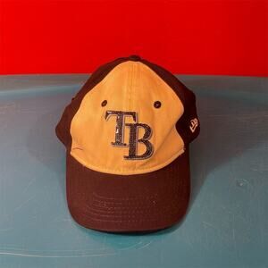 Tampa Bay Rays New Era 9TWENTY Adjustable Hat Navy/White